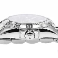 Tudor Hydronaut II 24030 31mm SS Black Dial Automatic Date #C468 3