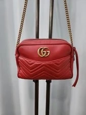 Gucci — Gucci GG Marmont Matelassé Chain Crossbody 77392798 [P] — Handbag — resale