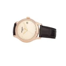 Patek Philippe Calatrava Date Rose Gold Silver Dial 39mm 5227R Full Set 3