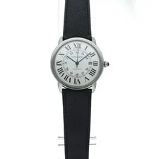 Cartier Ronde Solo de 42mm WSRN0022 SS Leather S White F 3