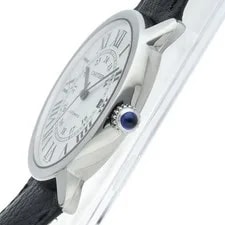 Cartier Ronde Solo de 42mm WSRN0022 SS Leather S White F 4