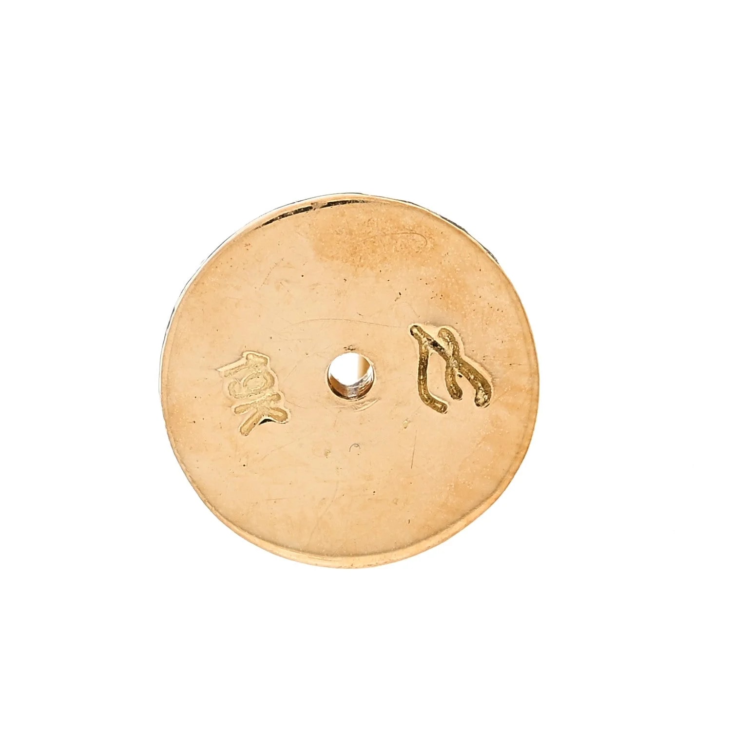 19K Yellow Gold Drop 4
