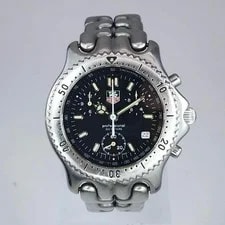Excellent TAG Heuer CG1110 Cell Professional Chronograph 3 Hand Date 4