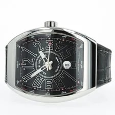 Franck Muller — Franck Muller Vanguard Black Dial Stainless Steel V 45 SC DT Ac.nr — Watch — resale
