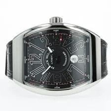 Franck Muller Vanguard Black Dial Stainless Steel V 45 SC DT Ac.nr 2