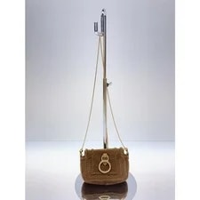 Fendi Nano Baguette Fur Chain Box 7AR844 Auth 3