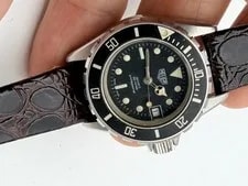 1970's Heuer 980.008 Diver Stainless Steel Runs 2