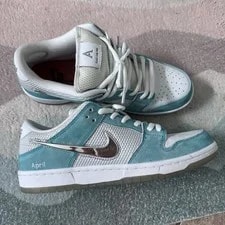 Size 10 - Nike SB Dunk Low X April Skateboards Turbo , Replacement Box 📦 2
