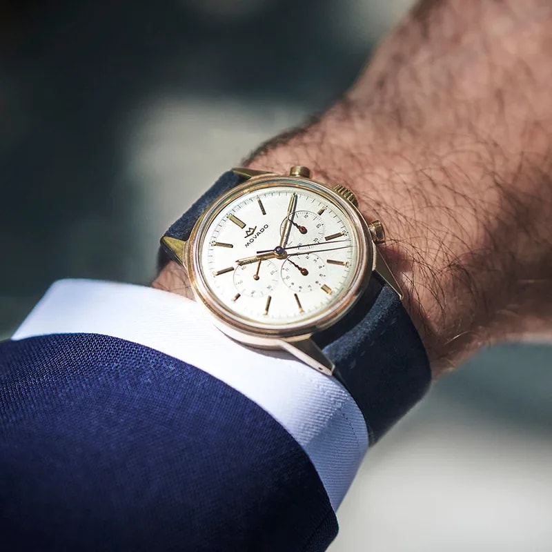 1960s Movado M95 Sub-Sea Chronograph Ref. 95-224-568 in 14k Yellow Gold 2