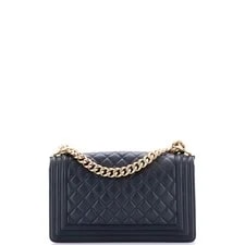 Chanel Boy Flap Bag Quilted Old Medium 3
