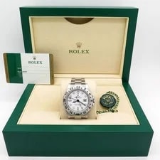 Rolex 16570 Explorer II With White Dial and 3186 Movement 2