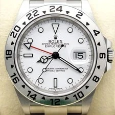 Rolex 16570 Explorer II With White Dial and 3186 Movement 3
