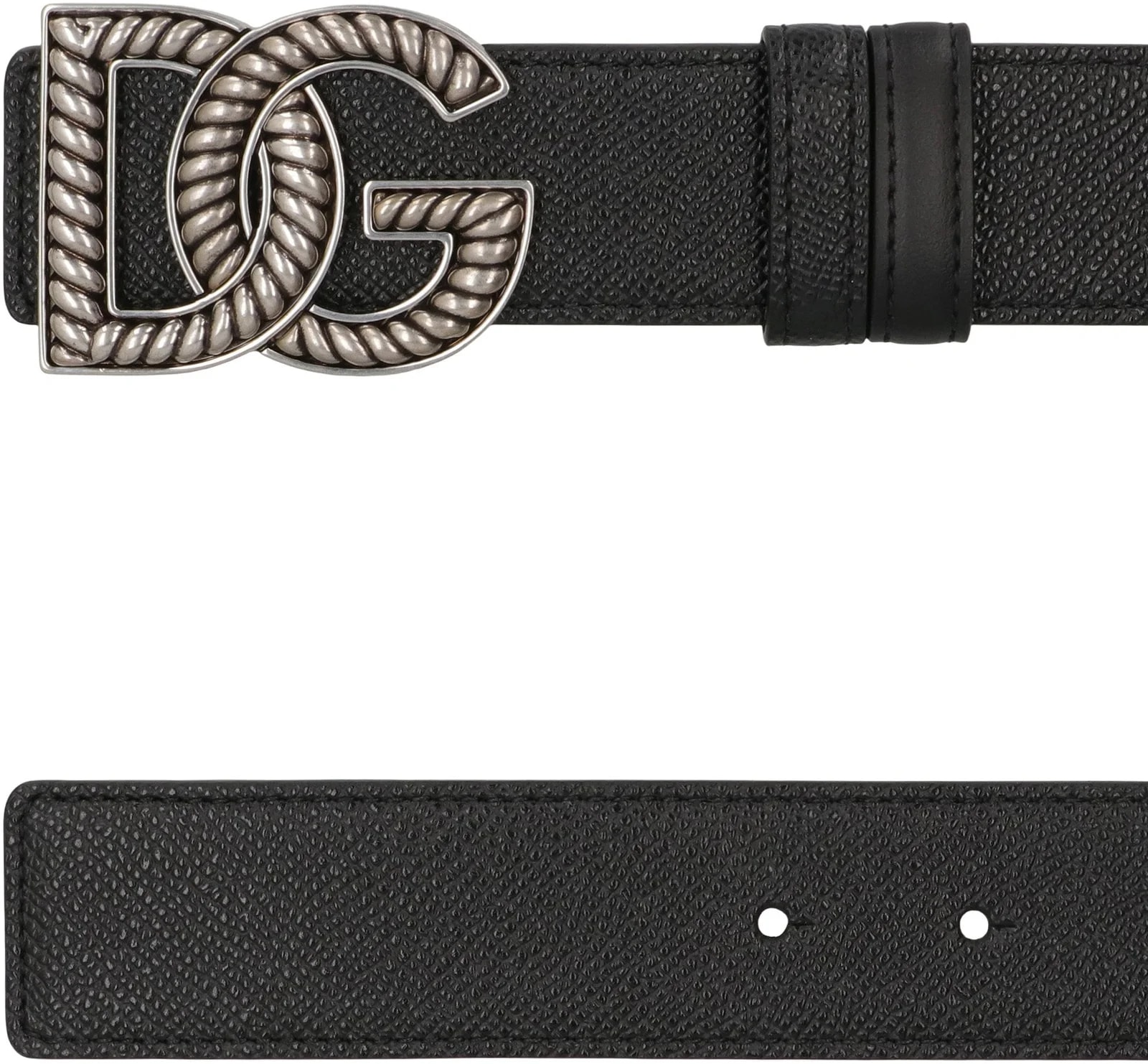 Dolce & Gabbana Logo Buckle Belt — Calf 3