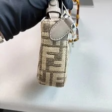 Auth Fendi O’Lock Curved Woman Hobo Fabric 4