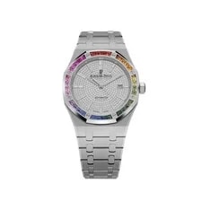 Audemars Piguet Royal Oak 15413BC.YY.1220BC.01 White Gold Rainbow Sapphires 2