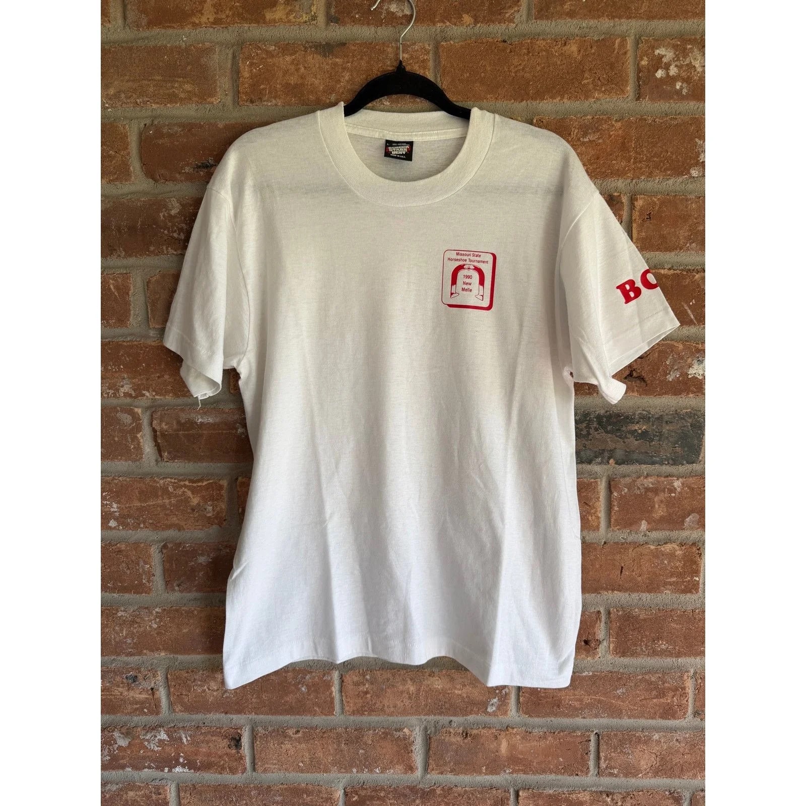 1990 Missouri Horseshoe Tournament Single Stitch T — streetwear — resale