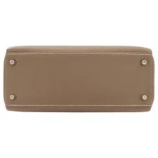 Hermes Kelly 28, Internal Stitching, Etoupe, SilverHardware L... 4