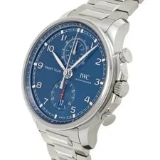 IWC Portugieser IW390701 44.6mm Stainless Steel Blue #WW5788 2