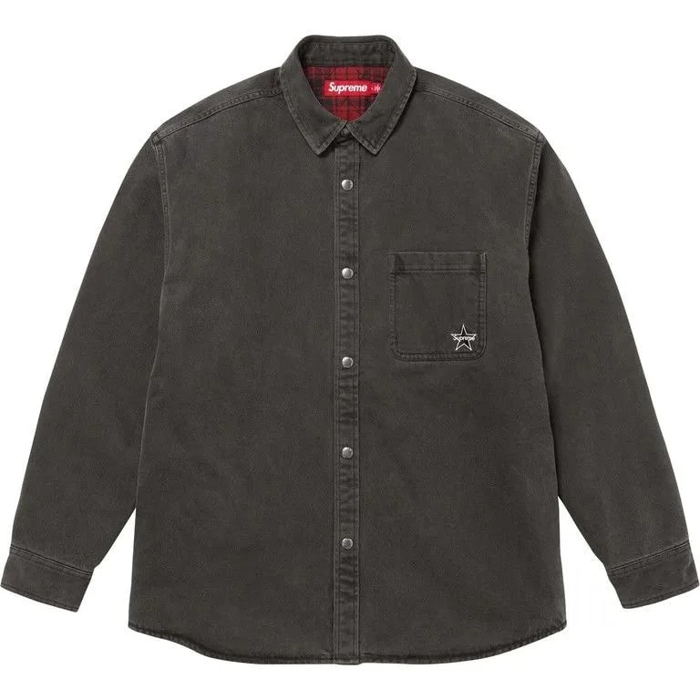 Supreme — Supreme Quilted Snap Shirt — streetwear — resale