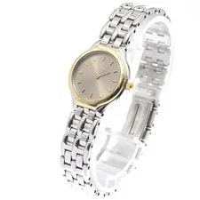 Omega de Ville YG Bezel Gold Dial Quartz Watch_957656 3