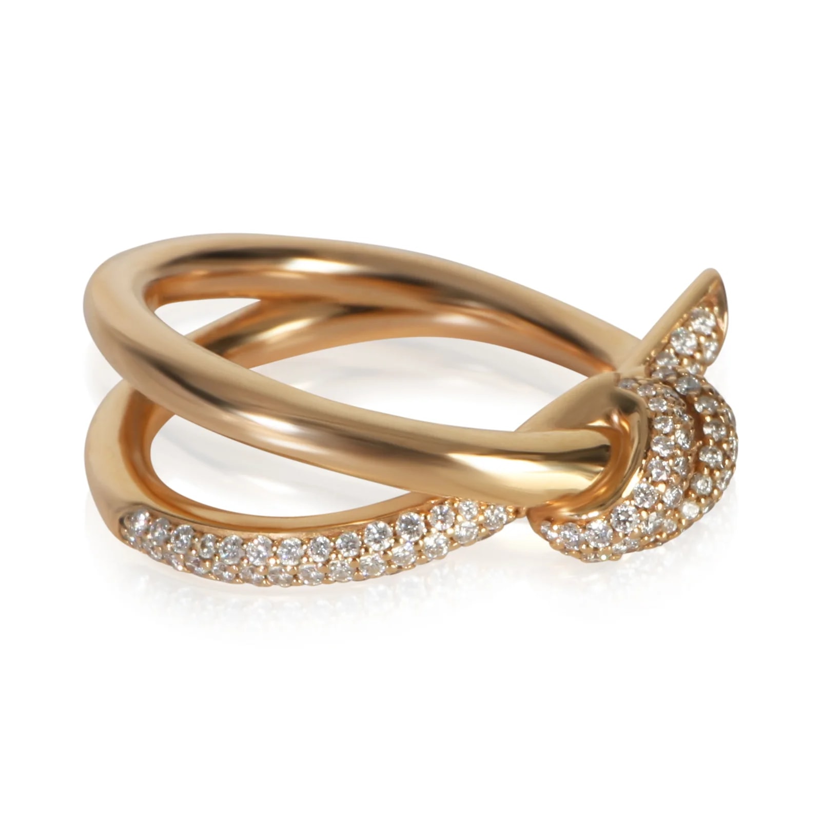 Tiffany & Co. Rose Gold Double Row Knot 18k 3