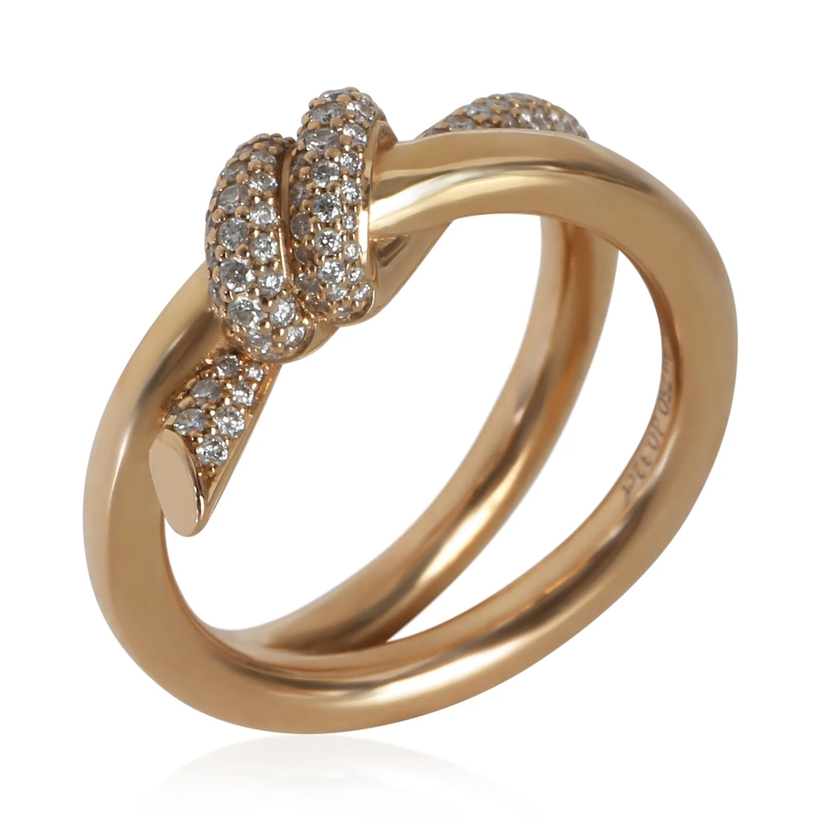 Tiffany & Co. Rose Gold Double Row Knot 18k 4