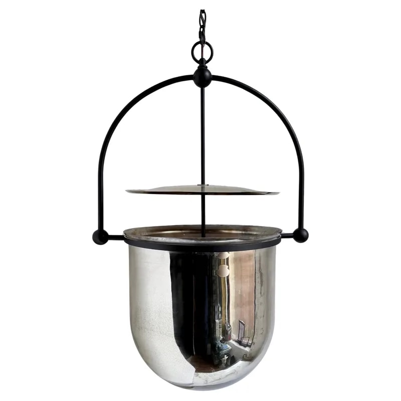 Urban Electric Co. Smokebell Mirrored Pendant Light Chandelier — lighting — resale