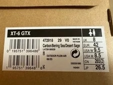 Salomon Advanced XT-6 Gore-tex Trail Running Shoes 26.5cm New Box L4729180030 2