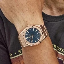 Audemars Piguet Royal Oak 15510OR.OO.1320OR.03 Rose Gold Blue Dial (2023) 2