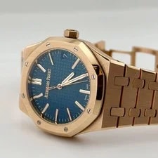 Audemars Piguet Royal Oak 15510OR.OO.1320OR.03 Rose Gold Blue Dial (2023) 4