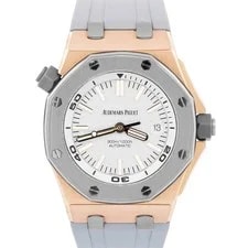 Audemars Piguet — Papers Audemars Piguet Royal Oak Offshore Diver Japan 18K Titanium 15711OI BOX — Watch — resale