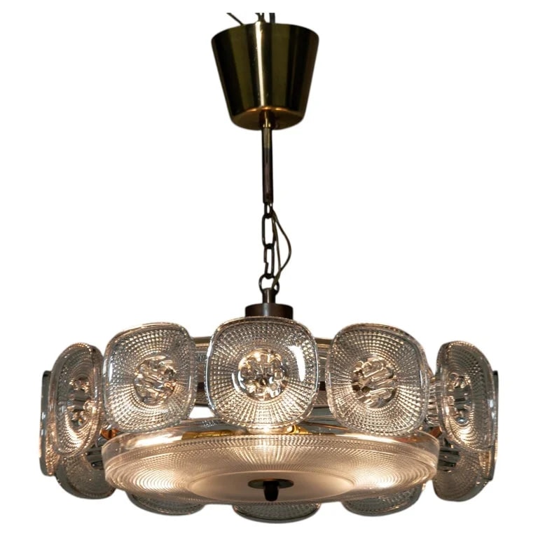 Gullaskruf, Kjell Blomberg — 1960s 'Veneta' By Kjell Blomberg for Gullaskruf , Sweden — lighting — resale