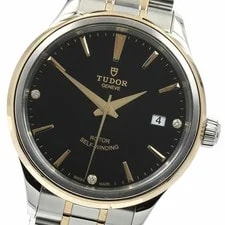 Tudor — Tudor 12503 Style YG Combination 3P Diamond Automatic S Good Condition — Watch — resale