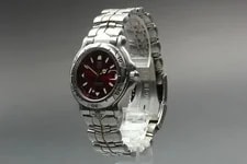【】! ! TAG Heure WH1118 6000 SS Wine RED From Japan 3