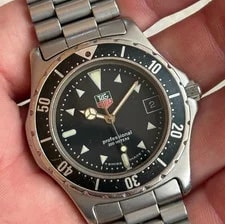 Tag Heuer — TAG Heuer 2000 Professional 973.006F Quartz Black From JP — Watch — resale