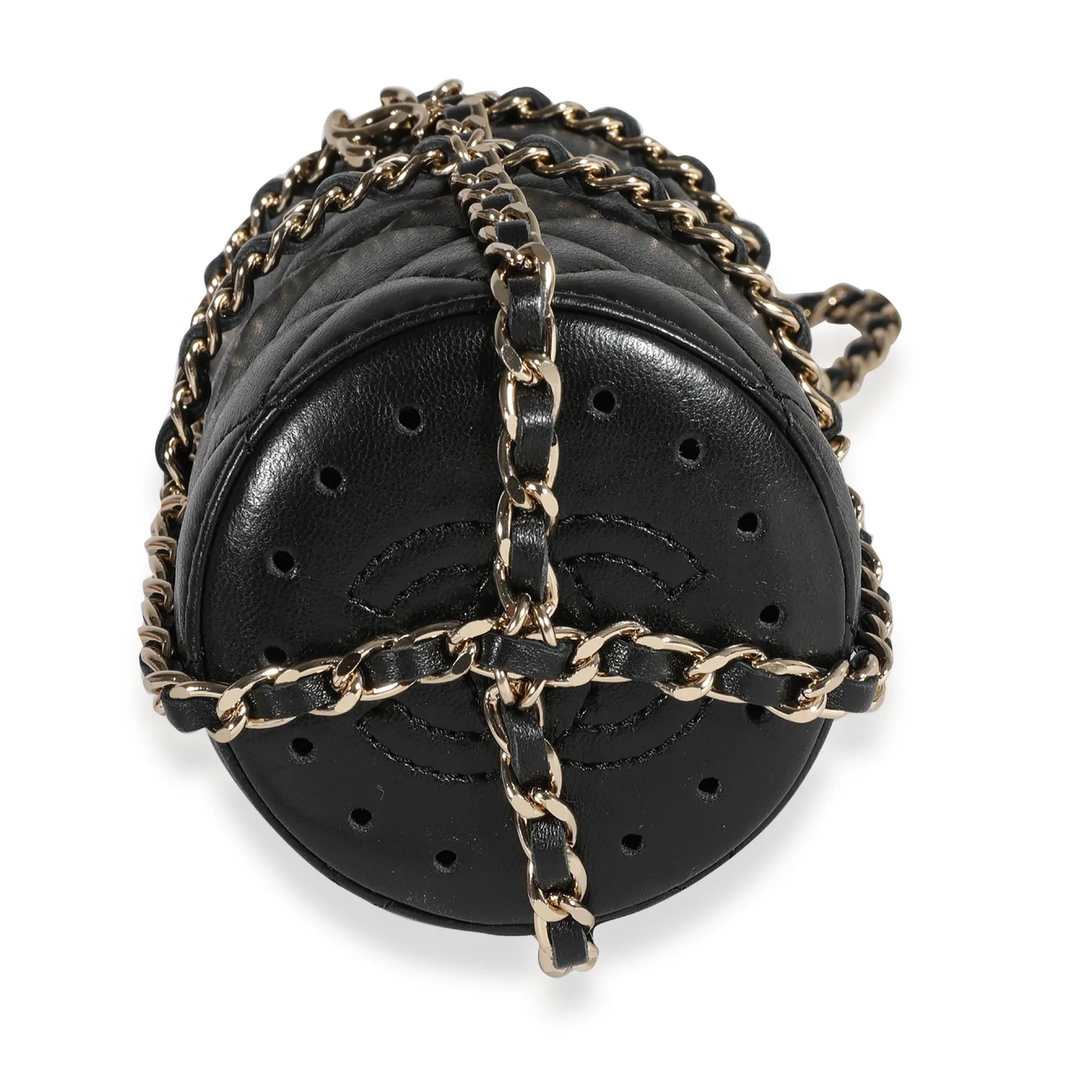 Chanel Metal Water Bottle & Holder ; 2