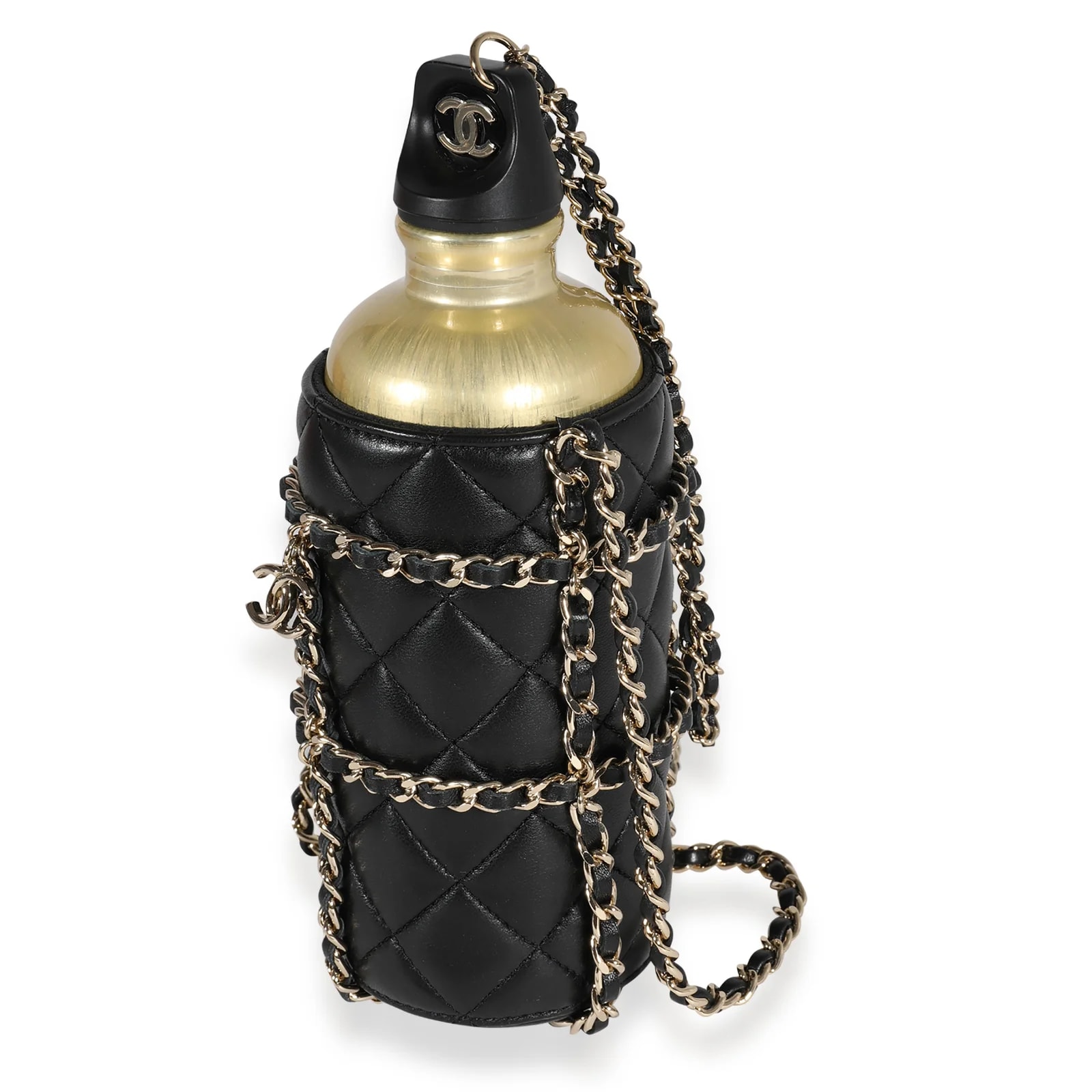 Chanel Metal Water Bottle & Holder ; 3