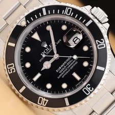 Rolex — Rolex Submariner Date 16610 40MM Black Dial Steel Oyster Band — Watch — resale
