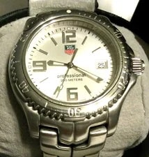 TAG Heuer Link Full Size Swiss Stainless W/ Silver Dial & Boxes 42mm 2