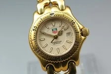 TAG Heuer Professional WG1330 Gold 29mm White Dial 200M 2