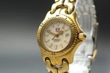 TAG Heuer Professional WG1330 Gold 29mm White Dial 200M 4