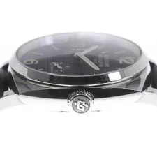Panerai Radio MIR 1940 PAM00628 44mm SS Black Dial Leather Strap GMT Power #C120 4