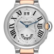 Cartier — Cartier Ballon Bleu Steel Rose Gold Dual Time Zone W6920027 — Watch — resale