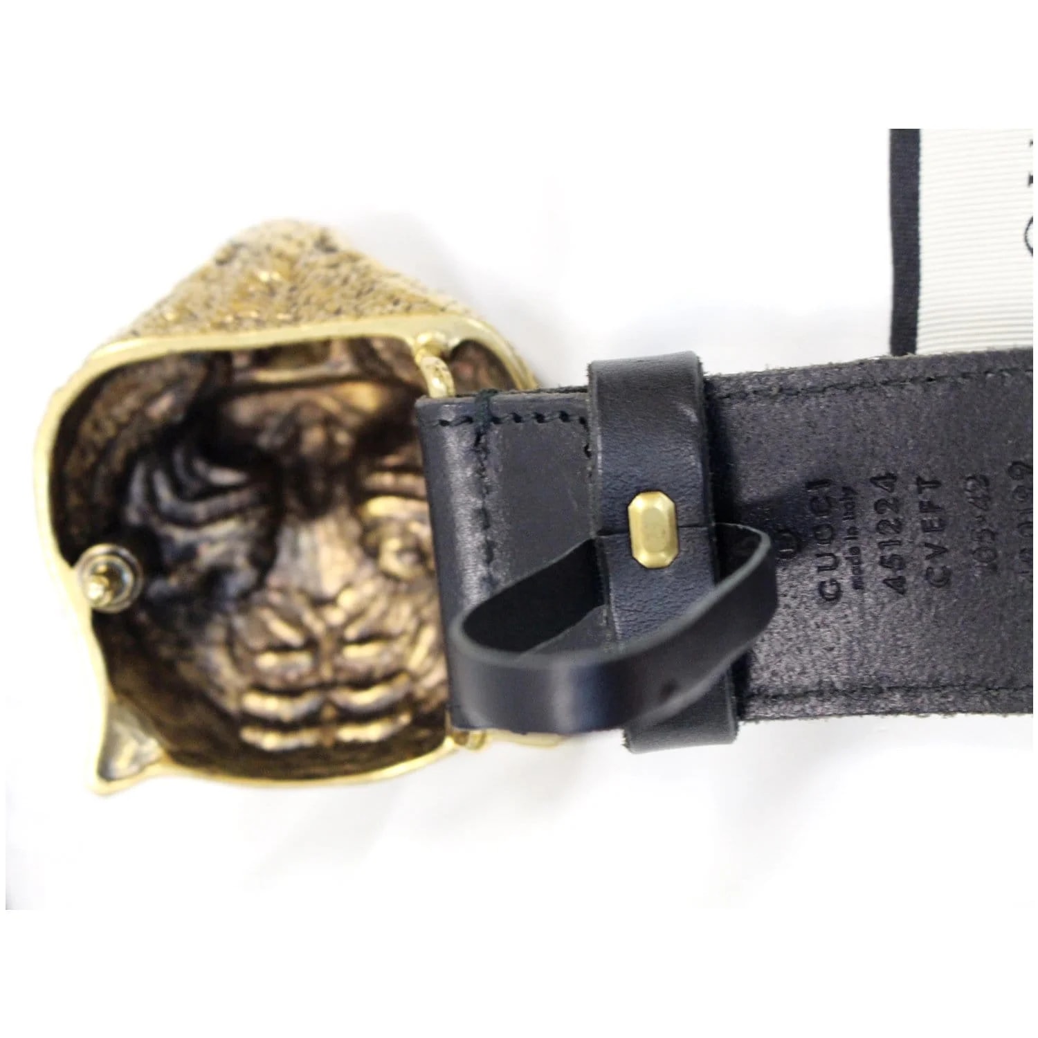 Gucci Feline Head Studded Belt 451224 - 15% OFF 4