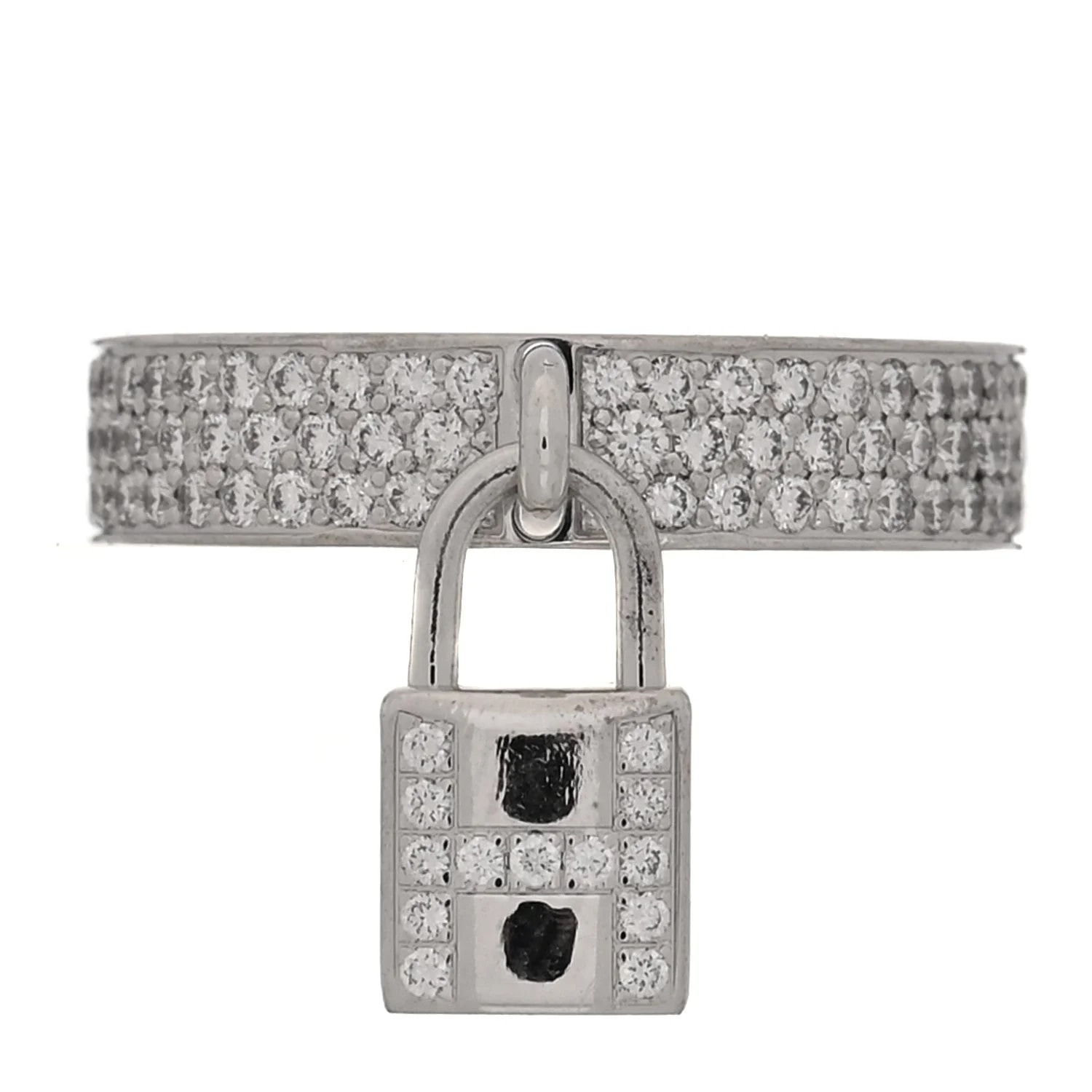 Hermès — 18K White Gold Kelly Clochette 50 5.25 — Jewelry — resale