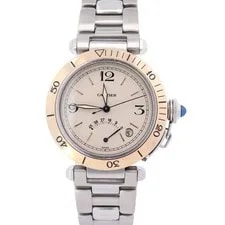 Cartier — Cartier Pasha 38mm Cream Dial Ref# W31012H3 — Watch — resale