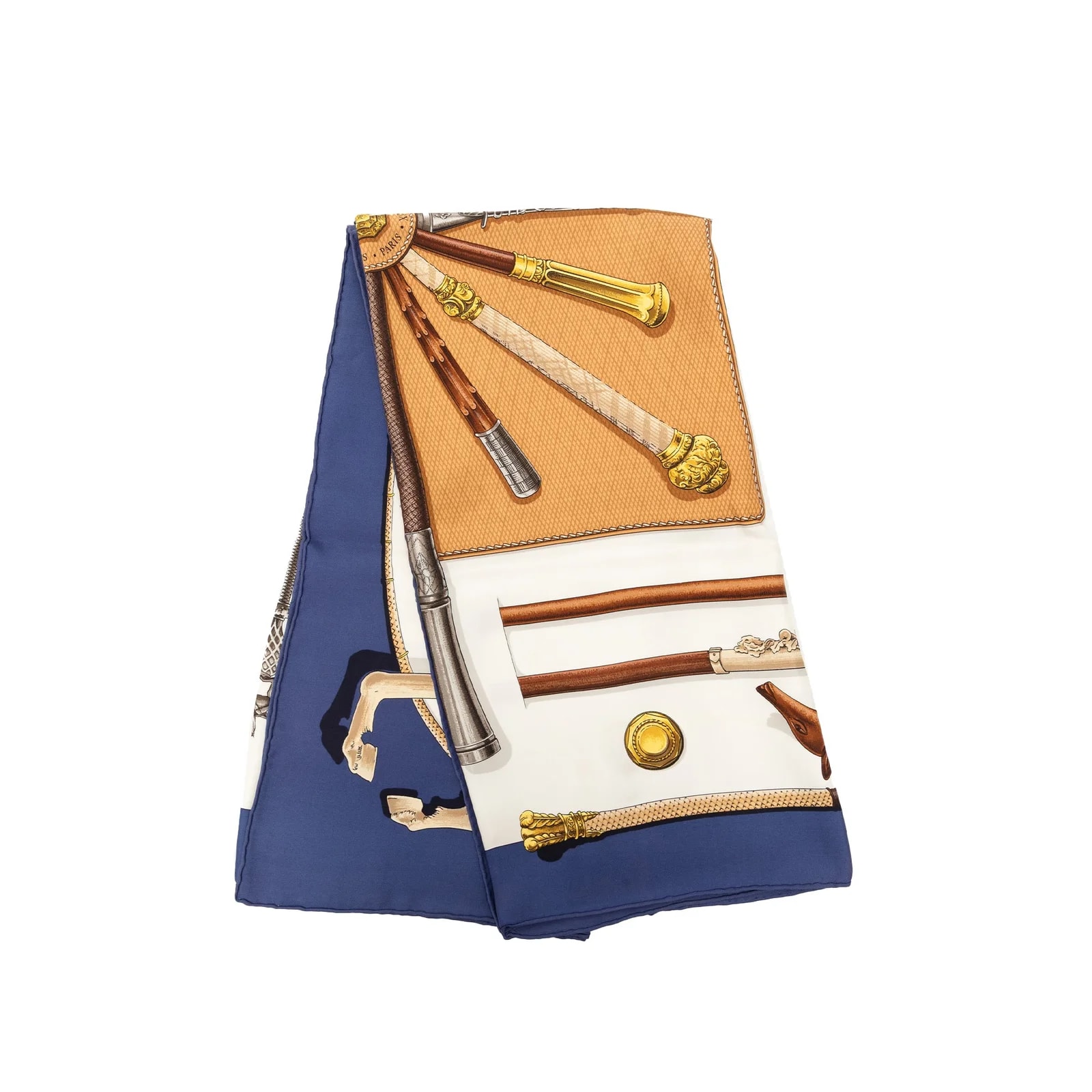 Hermès — Cannes et Pommeaux Scarf 90 — Accessory — resale