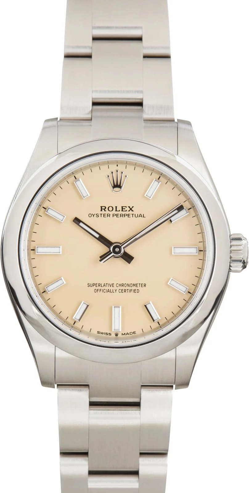Rolex Oyster Perpetual Ref 277200 Beige Dial 2