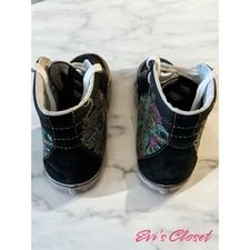 Vans Off the Wall High Tops ’s 10 8.5 & Colorful Skate Shoes 2