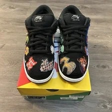 Nike SB Dunk Low Pro QS Neckface DQ4488-001 ’s Size 11 Skate Shoes 3